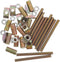 TEHAUX 10 Sets of 80mm Panel Furniture Wardrobe Connector, Fastener Bolts, Nuts, Hardware Kit