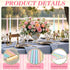 24 11'' Baquler Pcs Pastel Flameless Taper Candles Colorful LED Candle Sticks Colored Battery Operated Candle Pink