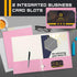 Better Office Products 50-Pack Two Pocket Portfolio Folders, Pink, Letter Size Paper Folders, 50 Pieces