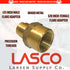LASCO 17-5855 5/8-Inch Female Flare to 1/2-Inch Male Flare Brass Adapter
