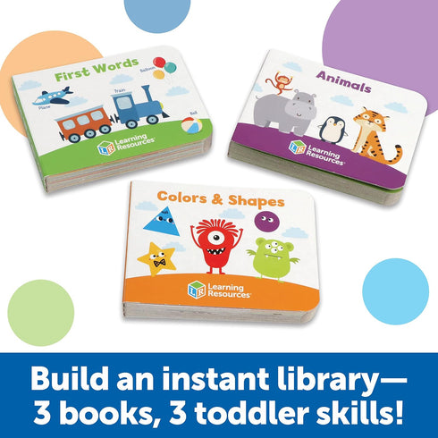 Learning Resources 3 2+, Skill Builders! Toddler Flipbook Library - Pieces, Ages Educational Toys, Toddler Alphabet