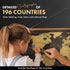 XL Scratch Off World Map 36" x 24" with 196 Country Flags - Vibrant Colors, Premium Gold Coating
