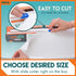 Davik Multi-Purpose Whiteboard Sticker, Customizable Peel and Stick Dry Erase Board for Wall Art