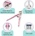 Mr. Pen Professional Compass for Geometry, Pink, Extra Leads, Metal Drawing Tool for Students