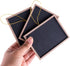 Super Z Outlet Mini 3" x 4" Wooden Frame Hanging Chalk Blackboard for Arts & Crafts, 12 Pack