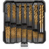 uxcell 99pcs Titanium Twist Drill Bit Set, 14 Sizes for Hardened Metal, Stainless Steel, Wood, with Case