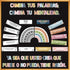 gisgfim 34 Pcs Spanish Boho Rainbow Growth Mindset Posters and Banners for Classroom Bulletin Board Decor