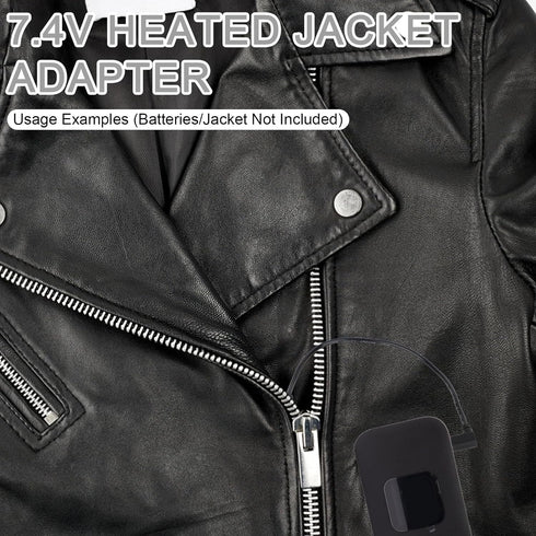 Penitue 7.4V/9V 11.42in PD3.0 PD4.0 Heated Jacket Adapter, USB C to DC Cable Heated Gear Vest Accessories Battery