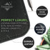 Leather Desk Mat for Keyboard and Mouse, Black Office Desk Mat Cable Organizer, 13.8" x 23.6"
