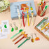 Landical 48 Sets Employee Appreciation Gifts Bulk, Positive Pen Inspirational Keychain with Motivational Card, Thank