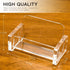 Padike Acrylic Business Card Holder, Clear Business Card Stand for Desk Display