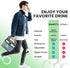 4 (16oz 24oz) Good Es Cup Reusable Coffee Cup Carrier for Delivery, Insulated, Waterproof, Portable Tote Bag Drink