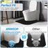 4 Pack Toilet Mats,Upgrade Toilet Floor Protector from Urine,Toilet Rugs U Shaped Washable,Toilet Mats