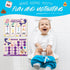 8.3 11.2 inches, 10 Pack 5 Pack Potty Training Chart for Girls, Mermaid Theme, x Chart with Reward Stickers