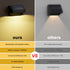 IP65 with10 (4) ZCXLIGHT Solar Fence Lights Outdoor,Fence Solar Lights Outdoor Waterproof Led Fixed Colors RGB Color