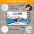 8.5 5.5, 4 6 Pack CiaoHER Acrylic Sign Holder x Clear Acrylic Frames Glass Window Wall Mount Advertising Signage Sign