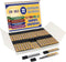 June Gold 864 Pieces, 0.7mm HB #2 Lead Refills, 72 Dispensers, Medium Thickness
