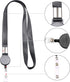 Lanyard With ID Badge Holder, 2 Pack 20 Inch Flat Polyester with Retractable Badge Reel for Offices