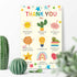 Cheeklee Thank You Card for Teacher, Cute Teacher Appreciation Card Gift from Kids or Parents, End of Year Thank You