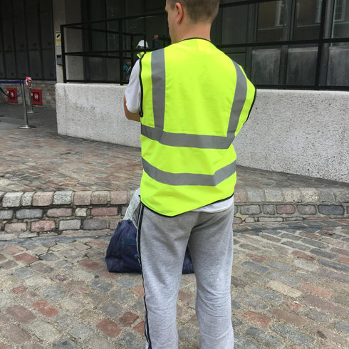 zojo High Visibility Reflective Vests, Adjustable Size, Lightweight Mesh Fabric, Wholesale Safety Vest for Outdoor Work