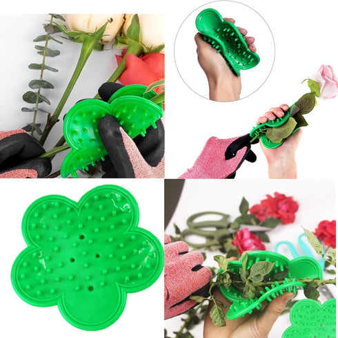 4PCS Rose Thorn Tools, Strippers and Remover Tools with Garden Gloves for Home Florist Supplies