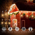 120LED 8 Outdoors-2 Pack Firework Lights Rechargeable,Hanging Likes Star Fairy String Light Modes,Waterproof Warm Light