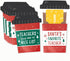 Big Dot of Happiness Assorted Teacher Holiday Presents Coffee Cup Gift Card