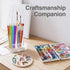Pen Organizer for Desk, Modern Desk Accessory with Removable Divider, Chic Acrylic Storage Stand for Home/Work