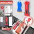 2 Razor Blade Scraper with Pcs Plastic Scraper, Scraper Tool for Cooktop, Oven, Stove, Labels Decal, Plastic Blades