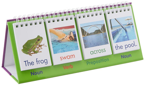 Junior Learning Sentence Flips Double-Sided Flip Stand, Ages 4-6, Vocabulary & Grammar for K-1
