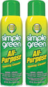 Simple Green All-Purpose Cleaner, 20 Oz Foaming Aerosol Cleaner, All-Purpose Cleaning and Degreasing (Pack of 2)