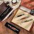 Crtiin Bullet Pens for Men - Bolt Action Ballpoint Pen with Gift Box and Black Ink Refills