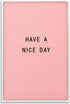 Essential Letter Board, White Frame with Pink Face, 18" x 12"W (84254)