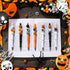 Zhanmai 197 Pcs DIY Halloween Beadable Pen Kit - 24 Assorted Bead Pens with 101 Halloween Beads & 48 Spacer Beads