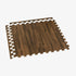 5/8 Inch Forest Floor Thick Printed Foam Tiles, Premium Wood Grain Interlocking Foam Floor Mats, Anti-Fatigue Flooring
