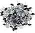 Premium Upholstery Tacks, Decorative Trim for Furniture, 7/16-inch Diameter (100, Black)