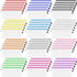 Smarpau 60 Pcs Pencil Pouch, 12 Colors 9.3" x 4.7" Small Mesh Zipper Pouches, Waterproof Zipper Pencil Bags for
