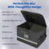 Fireproof Document Box with Lock, Waterproof File Safe Box for Important Hanging Letter & Legal Folder