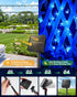 60 Brightown LED Solar Flower String Lights for Outside Waterproof Fairy Lights for Garden Yard Fence Patio Christmas