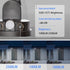 26W 1 Flood Lights Outdoor, CCT Integrated LED Security Light Fixture, Head Exterior LED Outdoor Light with Dusk