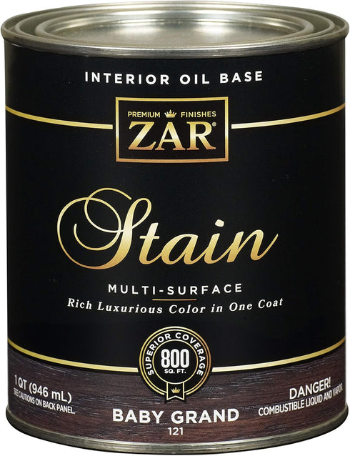 ZAR Interior Oil Base Stain, Quart, Color - Baby Grand