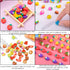 Oomcu 1200 PCS Mini Novelty Erasers - Colored Heart, Sea Creature, Fruit, Vegetable, Cake, Animal Collection