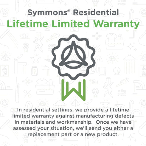 Symmons 353RH-STN Wall-Mounted Robe Hook in Satin Nickel