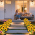 3 Pack 18 Solar Outdoor Lights Garden Decor, Solar Sunflower Lights, Waterproof Garden Decor Flower for Outside Yard