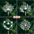 TYASDBA Outdoor,155LED 8 (2Pack) Garden Decor Solar Lights lighting modes pole light Waterproof White Solar Garden