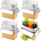 Convivium 4 Pack Insulated Shipping Boxes with Foil Liner Bags, Reusable Thermal Cooler