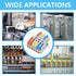 20PCS Lever Wire Connectors, 3 in 6 Out Quick Wire Connectors, Electrical Lever Nuts for AWG 28-12