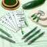 Sayglossy 50 Set Employee Appreciation Gifts Bulk Christmas Pickle Keychain for Coworker with Thank You Cards Fancy