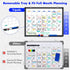 TRIPOLLO Dry Erase Calendar Whiteboard for Wall, 24" x 18" Magnetic Monthly Calendar with Black Aluminum Frame