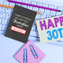 Zonon 2 Sets Funny 30th Birthday Card for Him Her with Envelope, Joke Card for 30 Years Old Present Idea